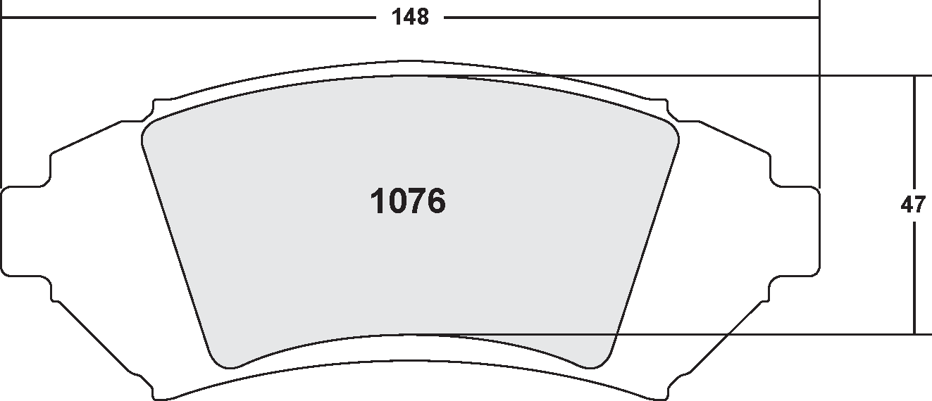 PFC 1076.22 Brake Pads Z-RATED for CHEVROLET Impala 2005 Photo-0