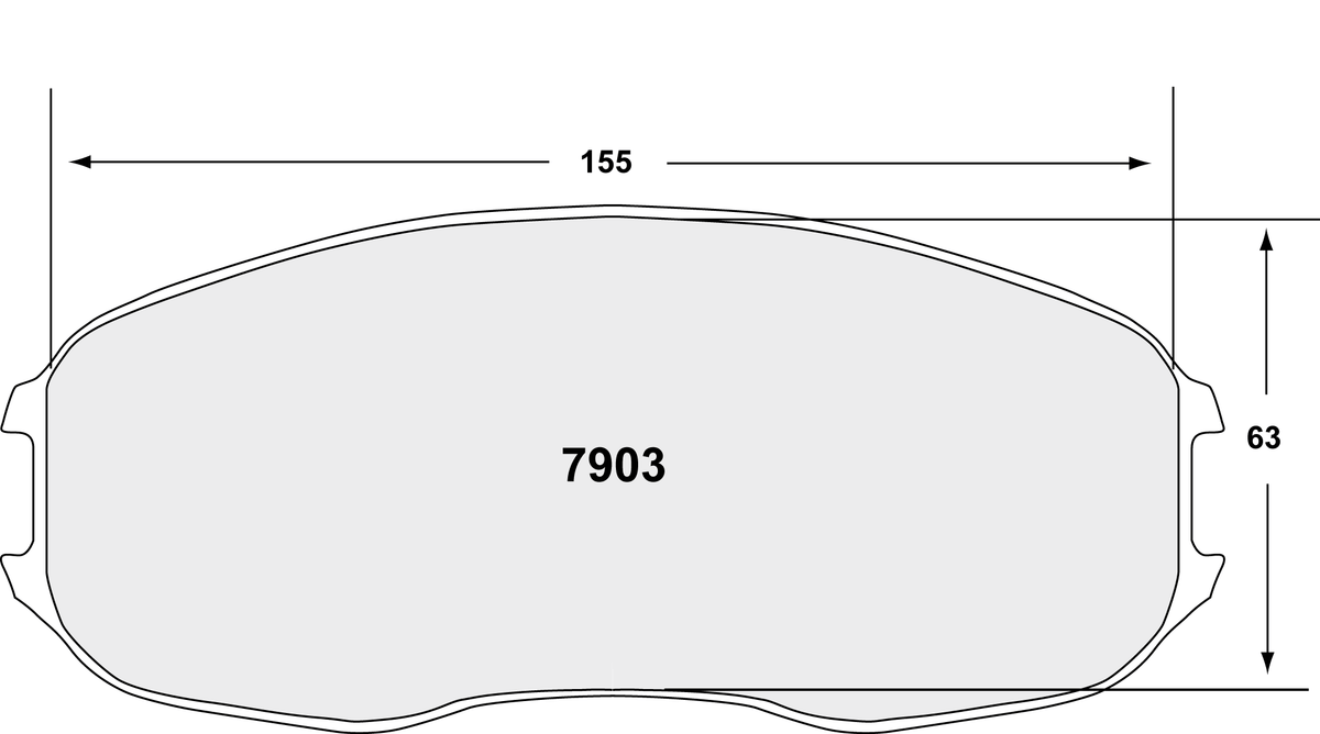 PFC 7903.01.33.34 Brake Pads (01 Compound, 33 mm) Photo-0