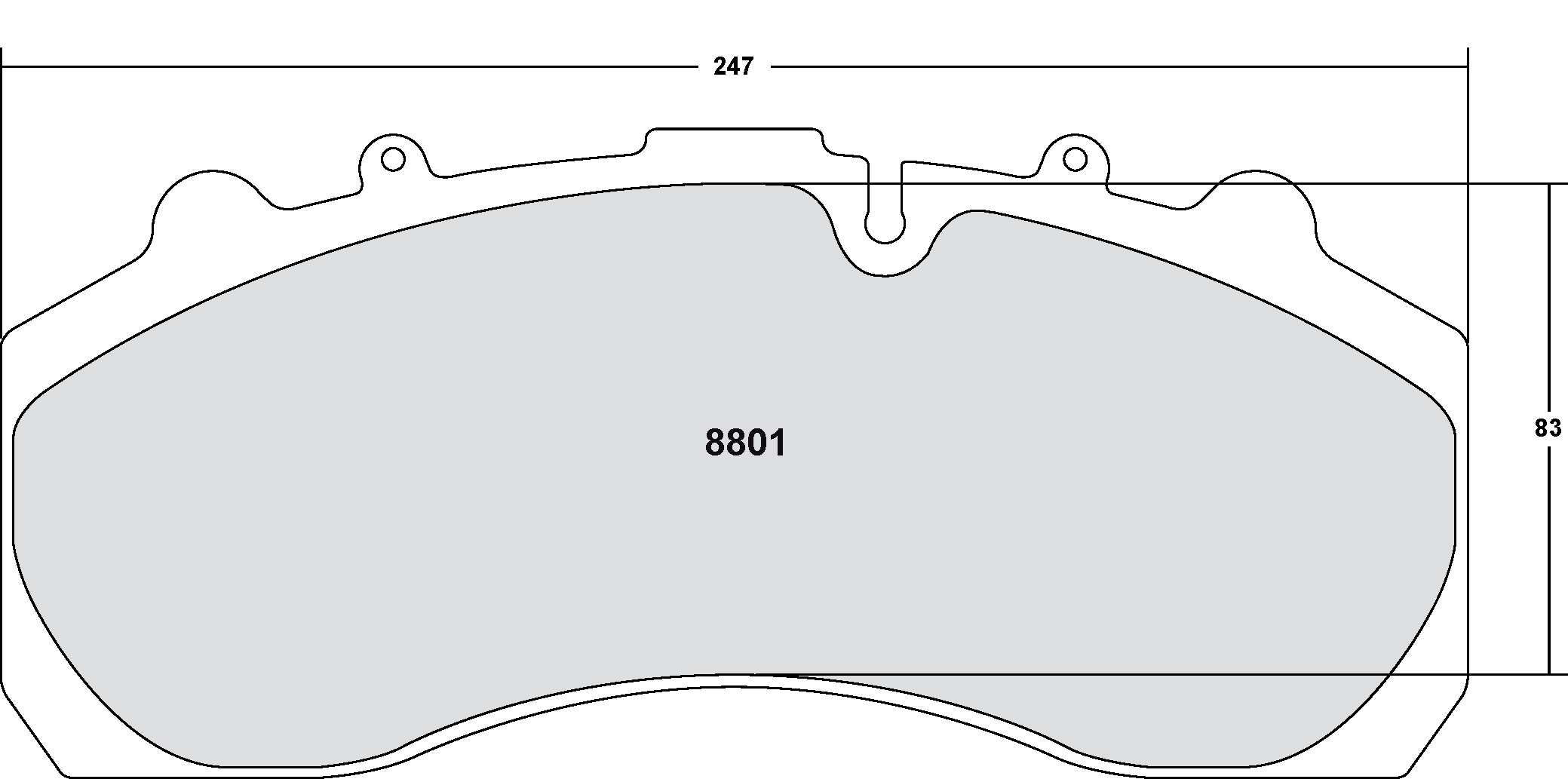 PFC 8801.12 Brake pads Z-RATED ECV Photo-0