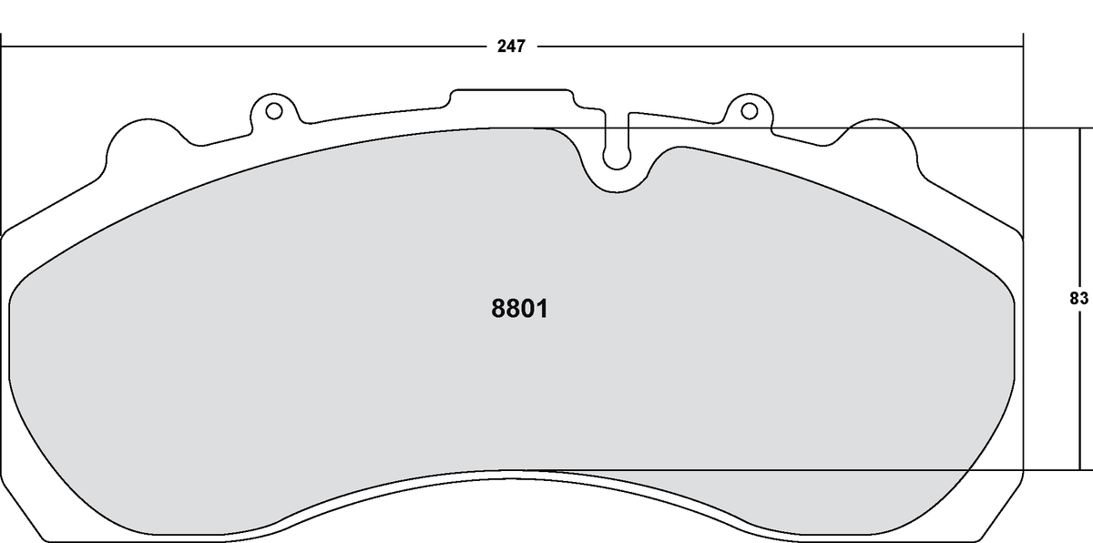 PFC 8801.12 Brake Pads (Z-Rated Compound) Photo-0