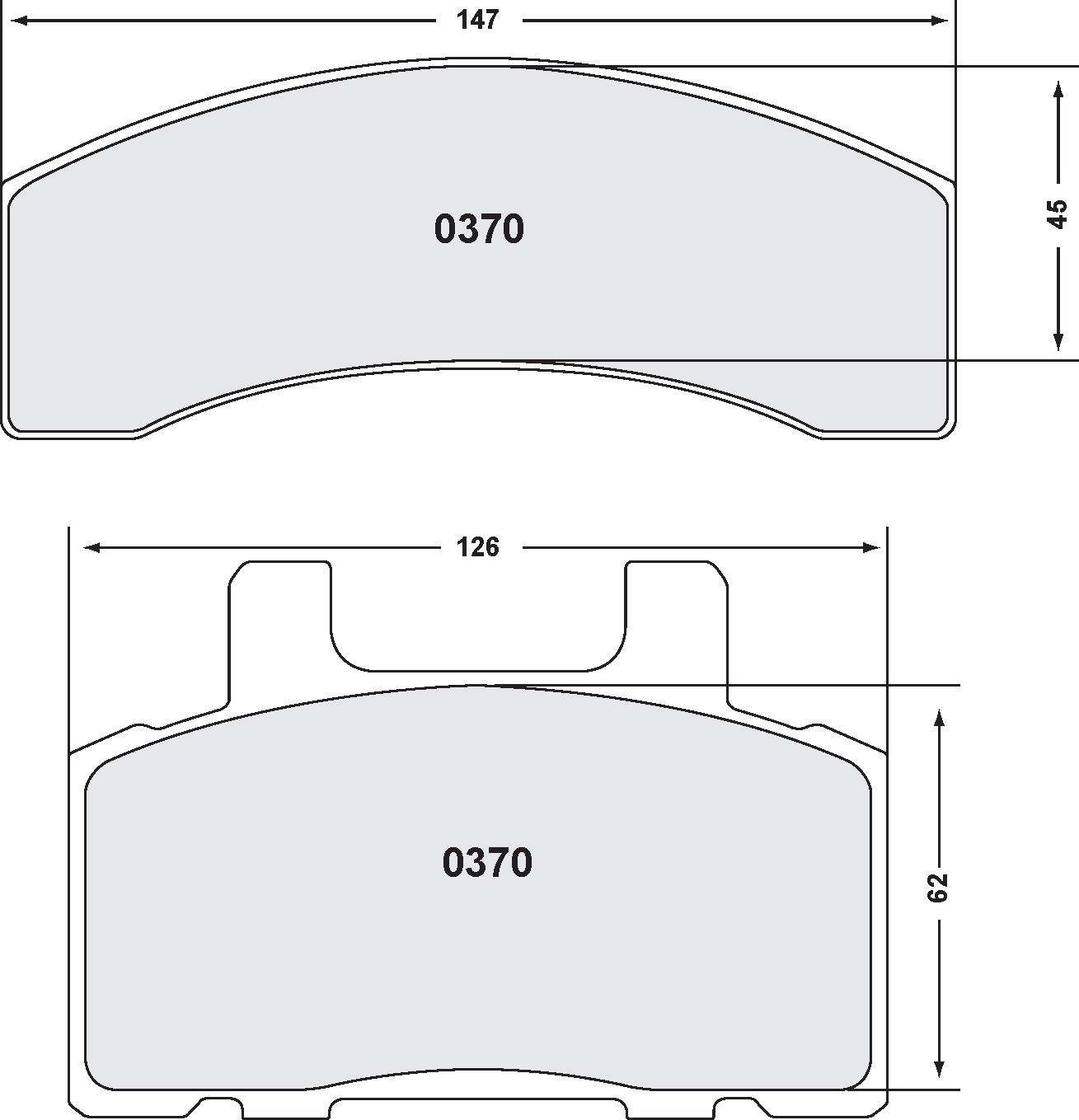 PFC 0370.22 Brake Pads Z-RATED for CHEVROLET C2500 1992-2000 Photo-0