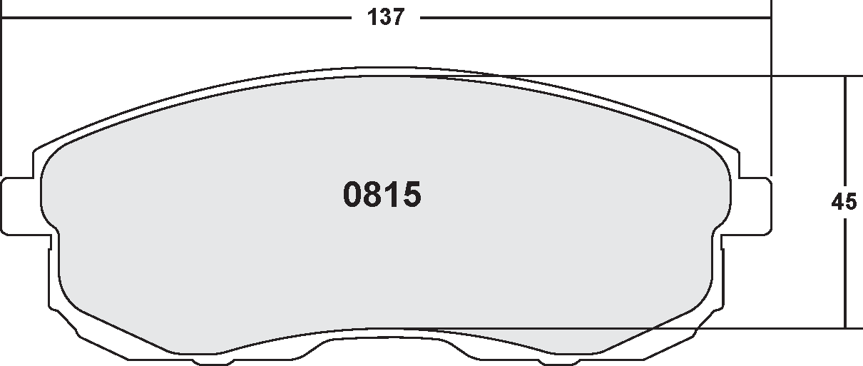PFC 0815.22 Front Brake Pads for INFINITI G35 / NISSAN 350Z 2009- Photo-0