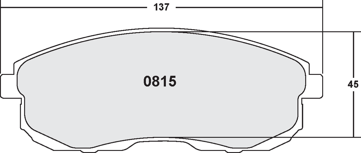 PFC 0815.22 Front Brake Pads for INFINITI G35 / NISSAN 350Z 2009- Photo-0