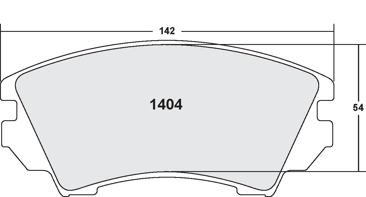 PFC 1404.10 Front Brake Pads Z-RATED for CHEVROLET Camaro 2010 - 2015 Photo-0