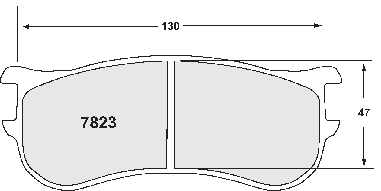 PFC 7823.01.22.44 Brake pads RACE 01 CMPD 22mm ZR22 & ZR49 calipers Photo-0