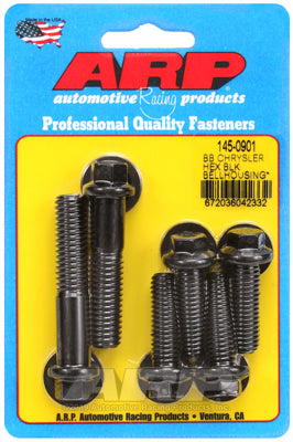 ARP 145-0901 Bellhousing Bolt Kit for CHRYSLER/DODGE BB 383-440 Wedge. hex Photo-0