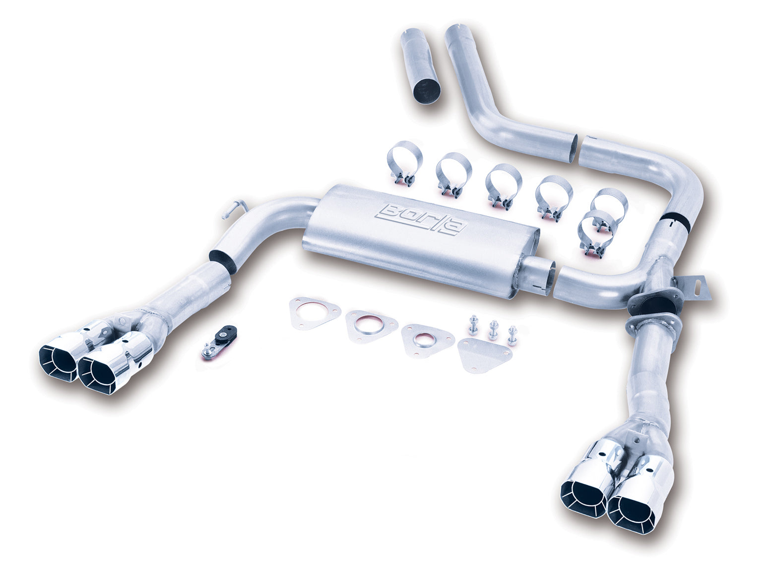 BORLA 14780 Cat Back Exhaust System CAM / TRAN 98-02 5.7L V8 AT / MT Photo-0