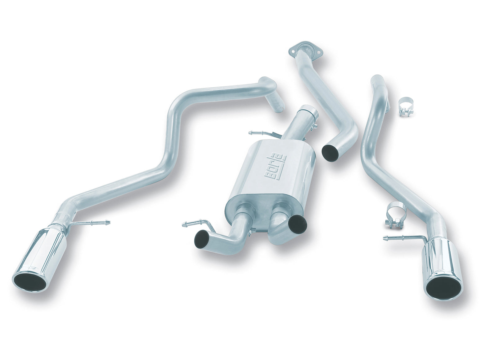 BORLA 14824 Cat Back Exhaust System SILV / SIERRA 1500 (INCL. ZR1) Photo-0