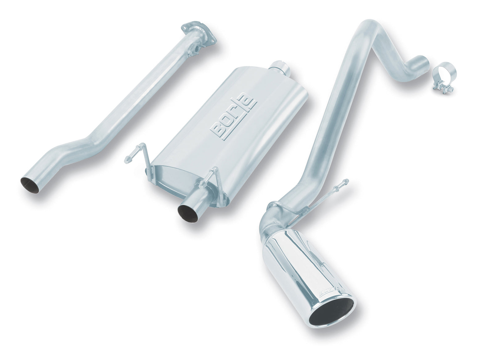 BORLA 14945 Cat Back Exhaust System TAC P-RUNNER 00-03 3.4L V6 4W Photo-0