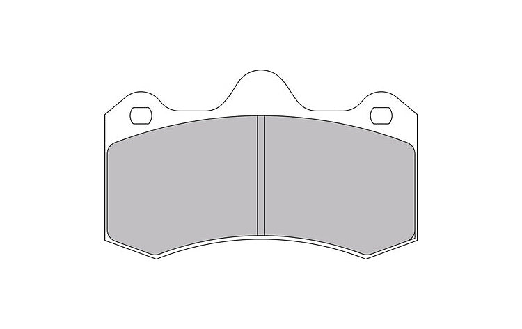 AP RACING CP6600D50-DS2500 PAD SET (4)-16,75T Photo-0