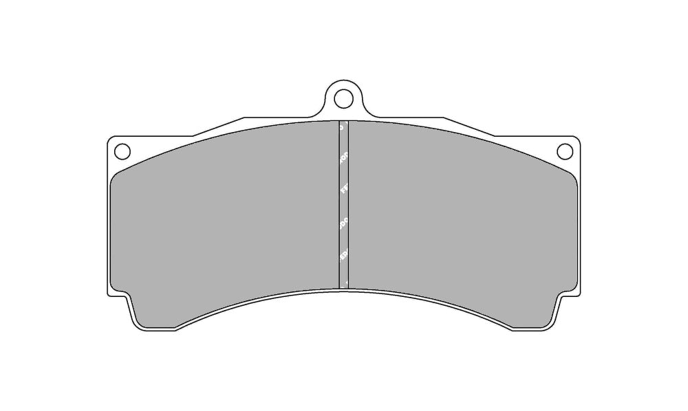 FERODO FRP3003H Brake Pads DS2500 for Caliper Alcon PNF4489X532 / AP Racing CP5555 / CP5060-2 Photo-0