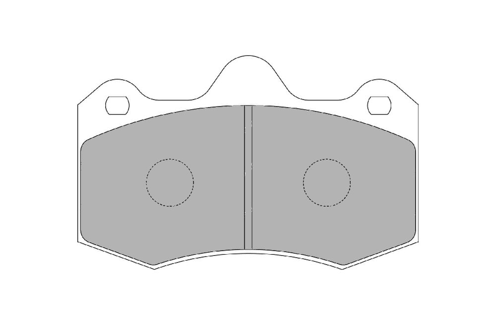 FERODO FRP3083R Rear Brake Pads DS3000 for MCLAREN 570 GT / 570 S / 650 LT / 650 S Photo-0