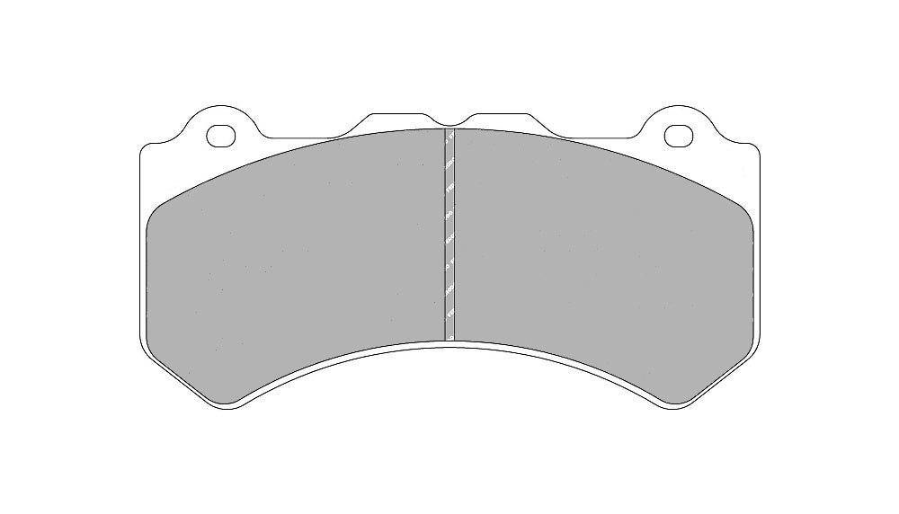 FERODO FRP3106H Front Brake Pads DS2500 for NISSAN GT-R (R35) Photo-0