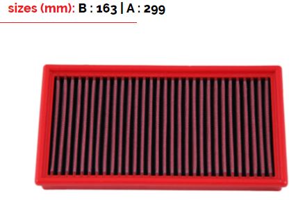 BMC FB994/01 163x259 PANEL AIR FILTER Photo-0