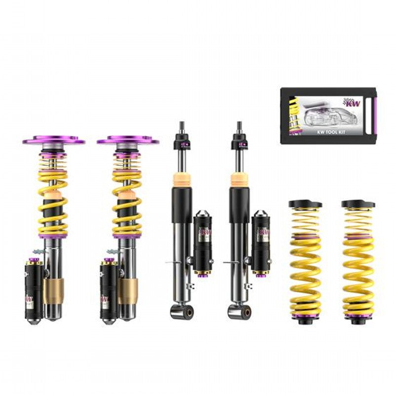 KW 397202EQ Suspension Kit V4 CLUBSPORT (incl. top mounts, incl. deactivation for electronic dampers) for BMW M3 Competition xDrive (G80) / M4 Competition xDrive (G82) Photo-0