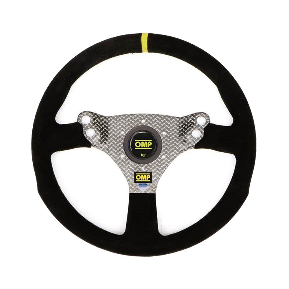 OMP OD0-2048-071 (OD/2048/N) 320 HYBRID S, Steering wheel, suede, flat, black Photo-0