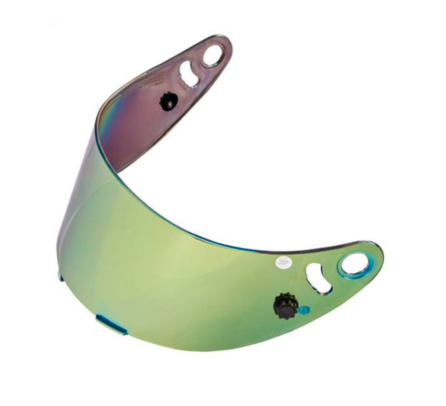 OMP SC0-0163 Iridium Gold Visor for GP8 Evo / GP8 K / KJ8 Series Helmets Photo-0