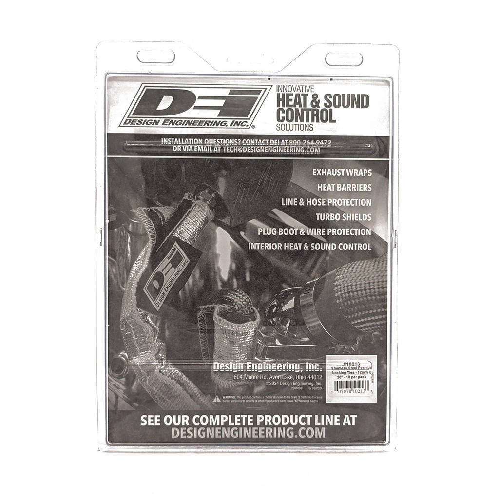 DEI 010213 Ties Positive Lock Stainless Steel 12mm x 20in (10 pc) Photo-2