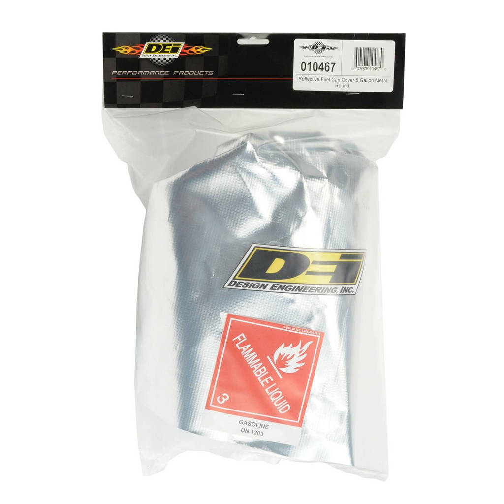 DEI 010467 Reflective Fuel Can Cover 5 Gallon Metal Round Photo-1