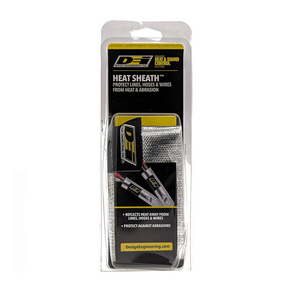 DEI 010420 Heat Sheath 1-1/2" I.D. x 3ft AluMINIzed Sleeving-sewn edge Photo-1