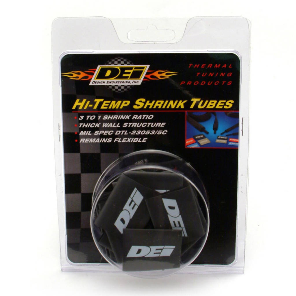 DEI 010811 Hi-Temp Shrink Tube 12mm x 1.5" Black Photo-2