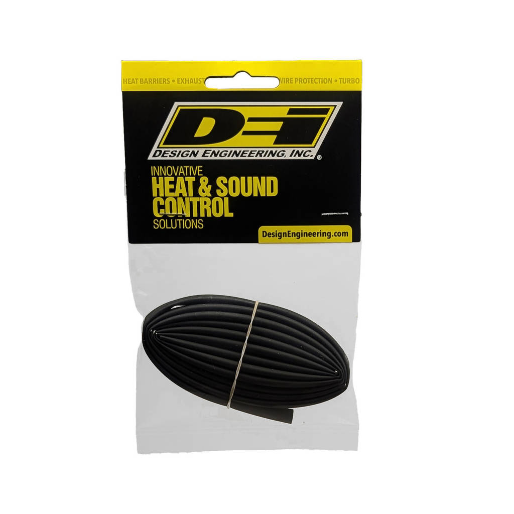 DEI 010838 Hi-Temp Shrink Tube 6mm x 4ft Black Photo-1