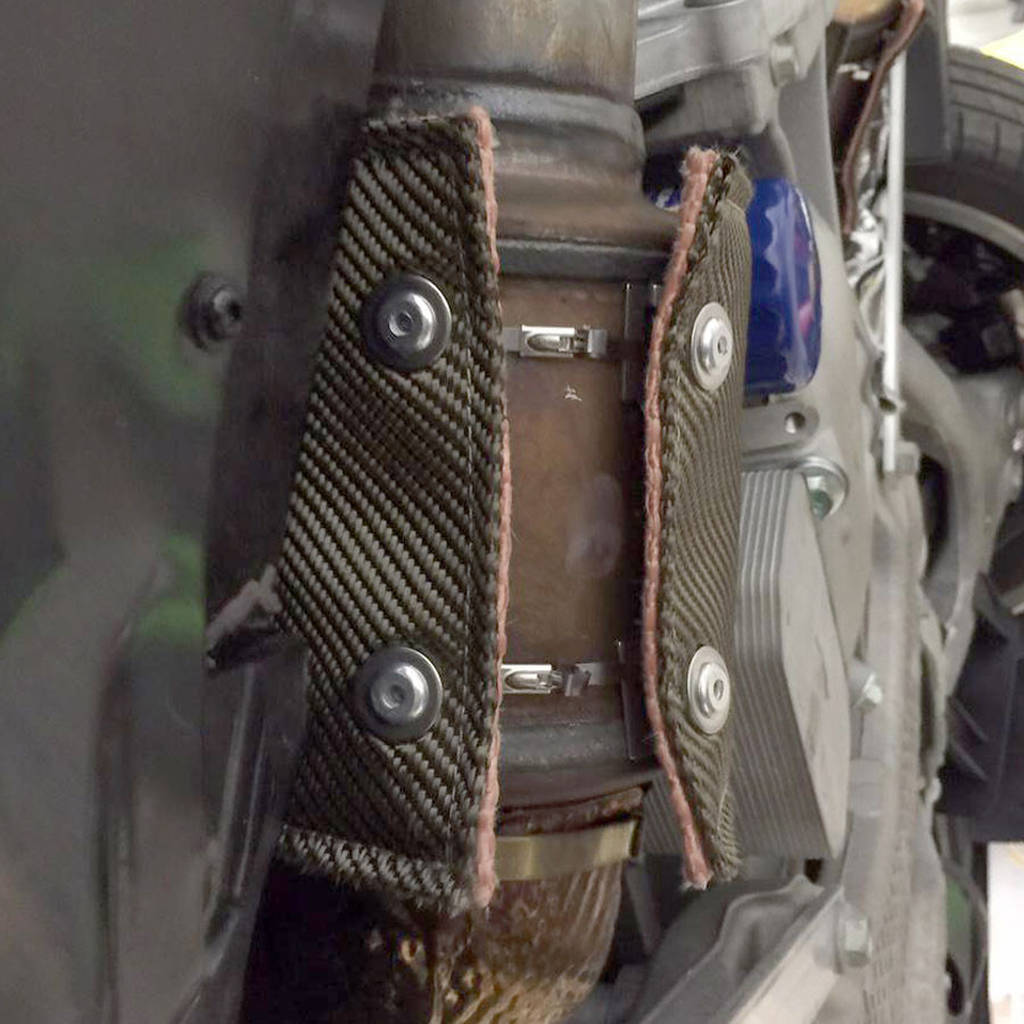DEI 010069 C7 CORVETTE Catalytic Converter Shield 2015-2016 Manual Transmission Photo-3