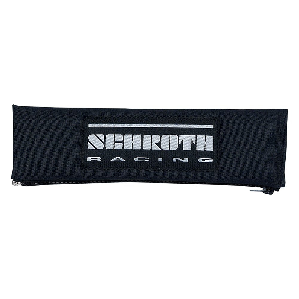 SCHROTH 00229 Belt Pads 3“ (76 mm) Black / Silver Logo Photo-0