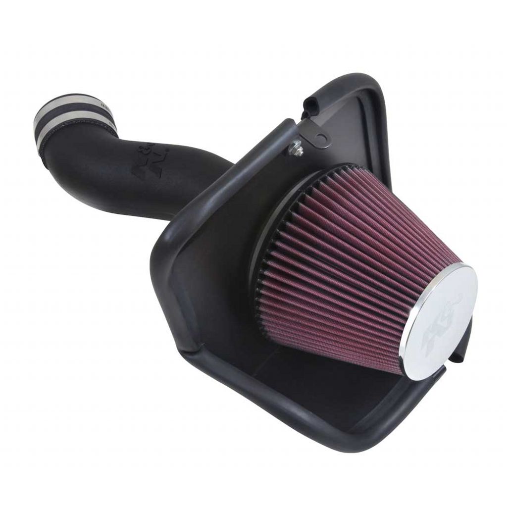 K&N 63-1569 Performance Air Intake System AIRCHARGER; JEEP CHEROKEE V6-3.2L F/I, 2014-2017 Photo-0