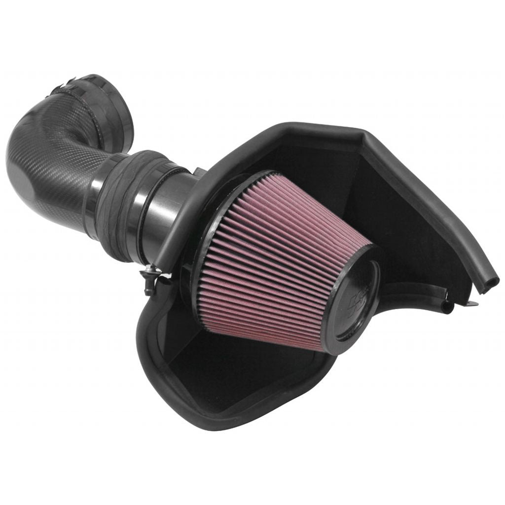 K&N 63-3099 Performance Air Intake System AIRCHARGER; CHEVROLET CAMARO ZL1 V8-6.2L F/I, 2017 Photo-0