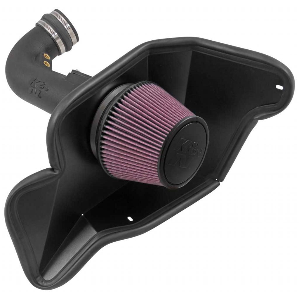 K&N 63-2590 Performance Air Intake System AIRCHARGER; FORD MUSTANG GT V8-5.0L F/I,2015 Photo-0