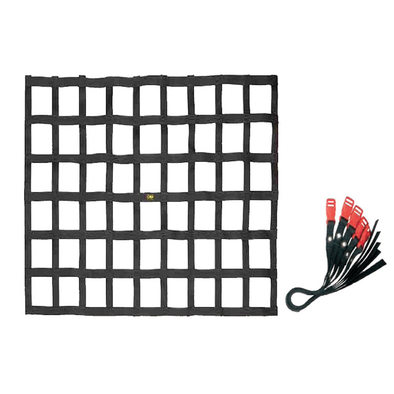 OMP NA0-1870-071 (NA/1870/TN) Protective mesh window (FIA) 60x60, black Photo-0