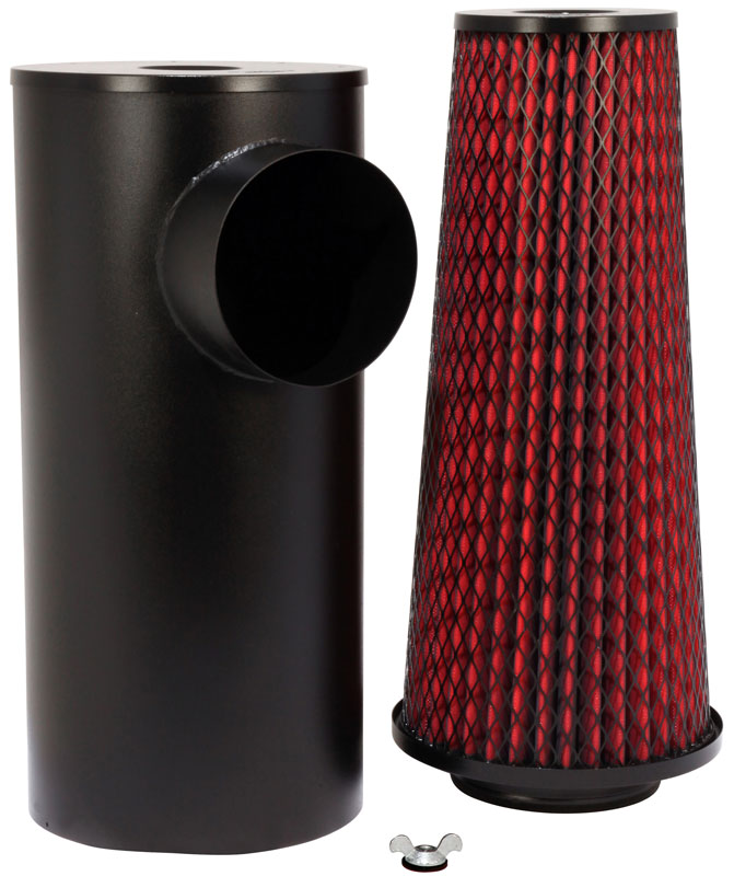 K&N 38-2002S Replacement Canister Filter -HDTCANISTER PLUS Filter; 11"D, 24"H Photo-0