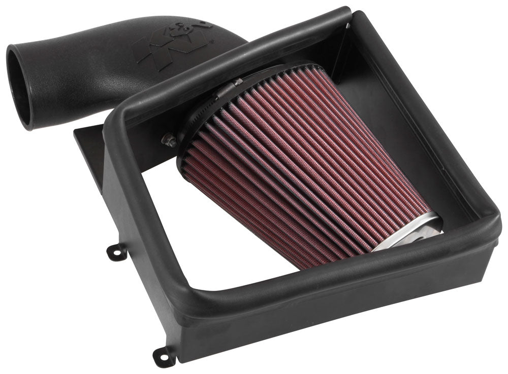 K&N 63-1132 Performance Air Intake System AIRCHARGER; BMW 535i L6-3.0L F/I, 2011-2016 Photo-0