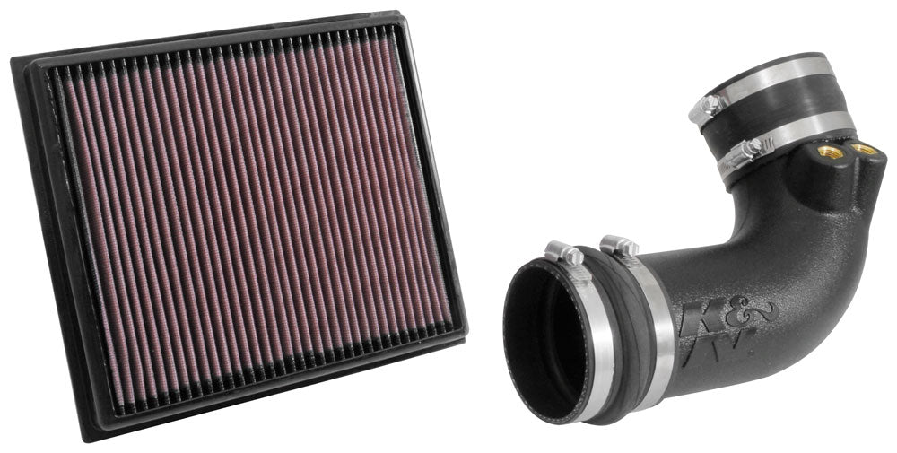 K&N 63-9038 Performance Air Intake System AIRCHARGER; LEXUS RC F V8 5.0L F/I, 2015-2017 Photo-0