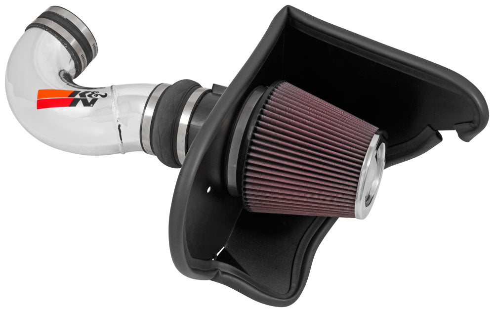 K&N 69-4534TP Performance Air Intake System TYPHOON; CHEVY CAMARO SS V8 6.2L F/I, 2016-2017 Photo-0