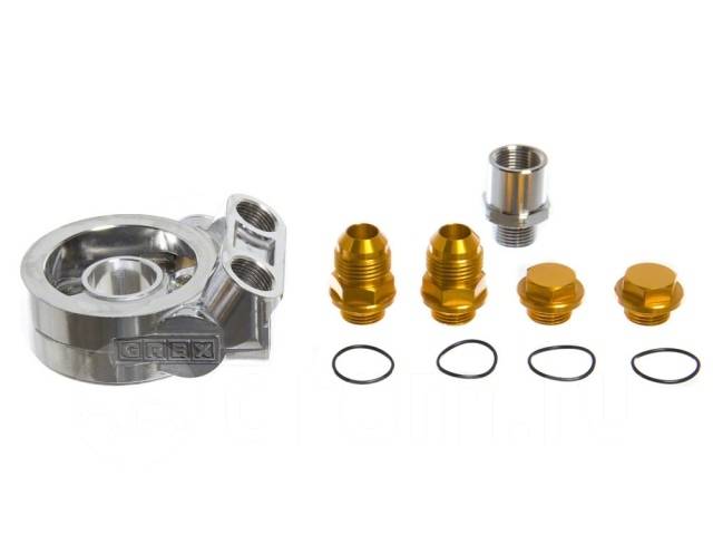 GREDDY 12401123 Oil Cooler Relocate Block M20xP1.5 (Filter 3/4-16UNF) for HONDA / MITSUBISHI / SUBARU / NISSAN / INFINITI Photo-1