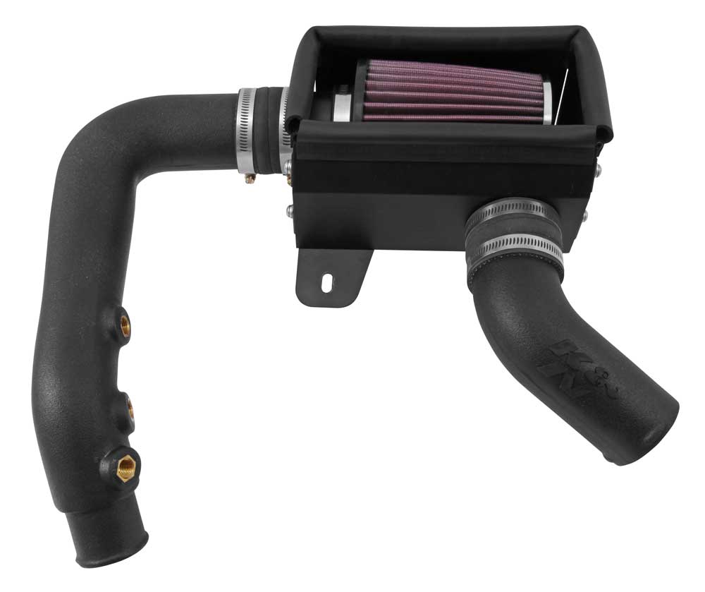 K&N 63-1700 Performance Air Intake System AIRCHARGER; FIAT 500, ABARTH L4-1.4L, TURBO, 13-14 Photo-0
