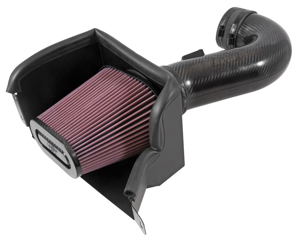 K&N 63-3090 Performance Air Intake System AIRCHARGER;CHEVROLET CORVETTE Z06 V8-6.2L F/I,2015-2017 Photo-0