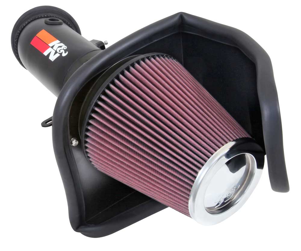 K&N 69-2550TTK Performance Air Intake System TYPHOON; DODGE CHALLENGER HELLCAT 6.2L, SC Photo-0