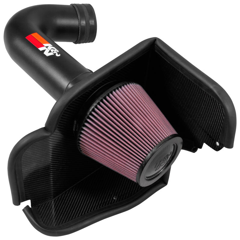 K&N 69-4533TTK Performance Air Intake System TYPHOON; CHEVY CAMARO Z28, 7.0L F/I, 2014-2015 Photo-0
