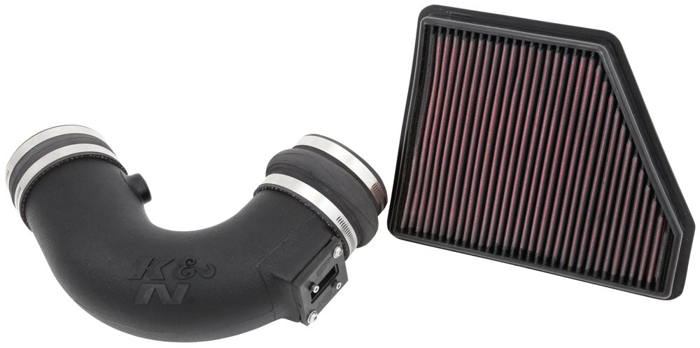 K&N 57-3074 Performance Air Intake System CHEVROLET CAMARO V8-6.2L F/I, 2010-2014 Photo-0
