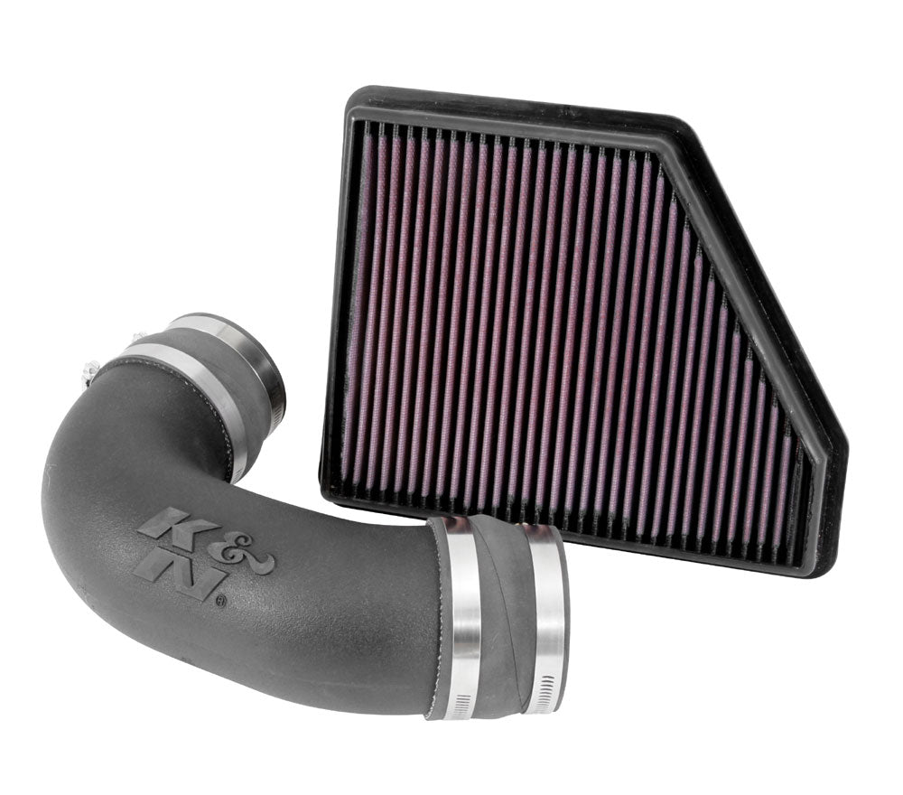 K&N 57-3075 Performance Air Intake System CHEVROLET CAMARO V6-3.6L F/I, 2010-2014 Photo-0