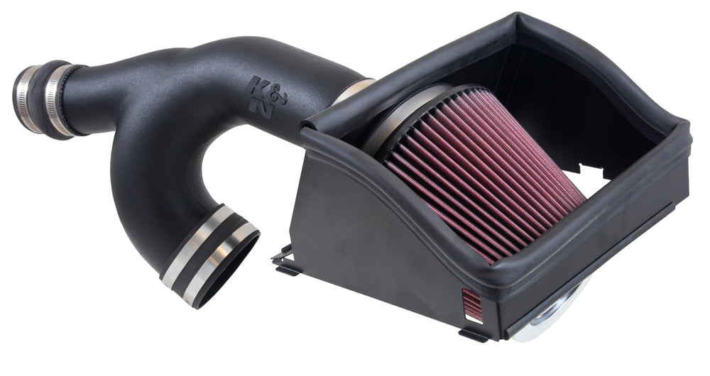 K&N 63-2593 Performance Air Intake System AIRCHARGER; FORD F150 V6-2.7L F/I, 2015-2018 Photo-0