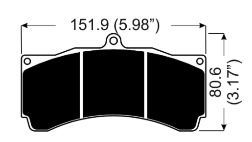 AP RACING CP3558D54-ST45 PAD SET (4)-25.00T Photo-0