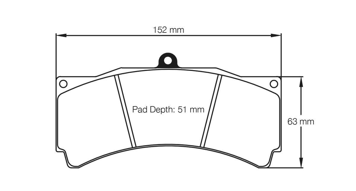 PAGID 1903-RST1 Brake Pads for AP Racing CP5070 D50 / Alcon TA 6 Photo-0
