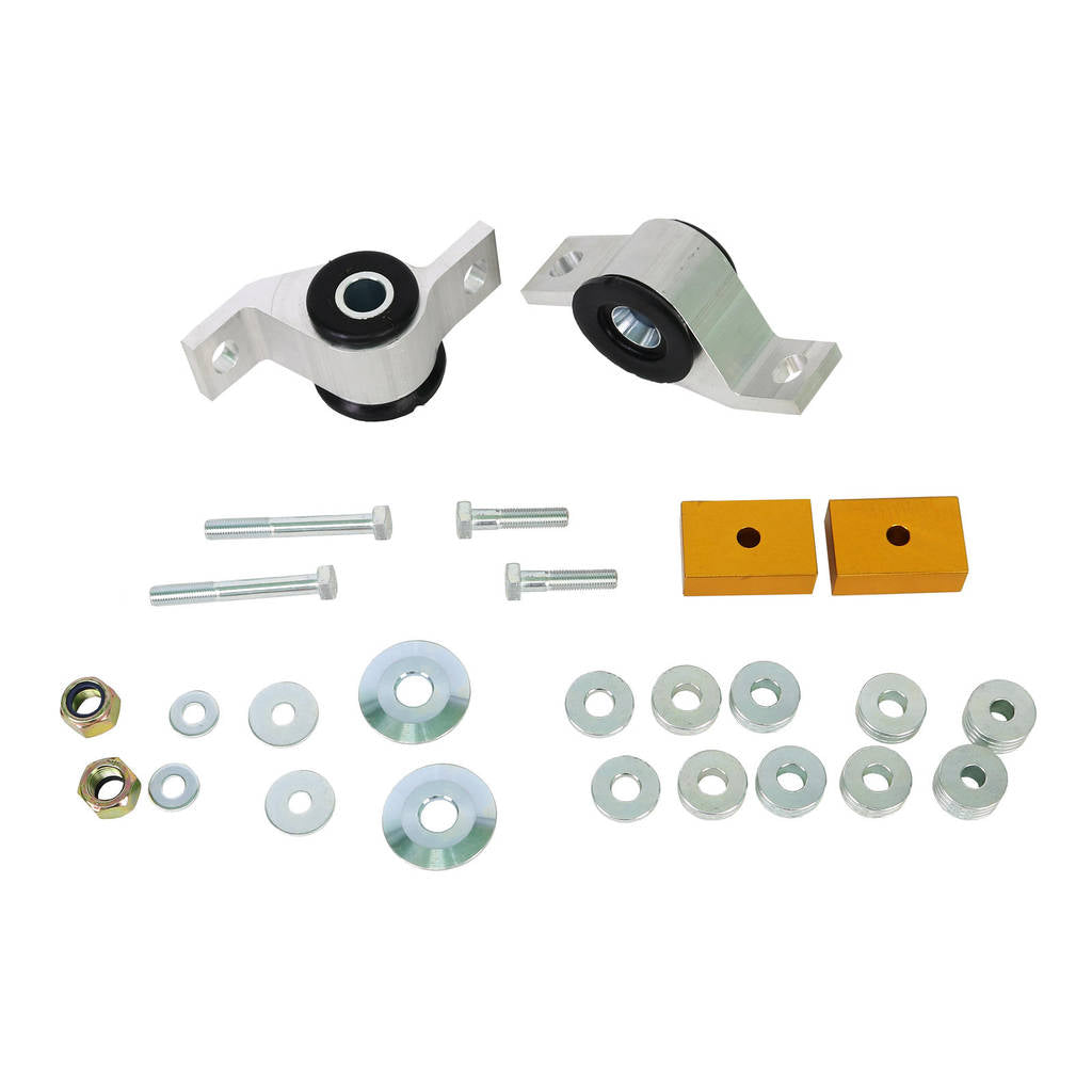 WHITELINE KCA359M Front Lower Inner Rear Bushings Offset Caster/Anti Lift for GD Subaru Impreza incl WRX/STi Photo-3