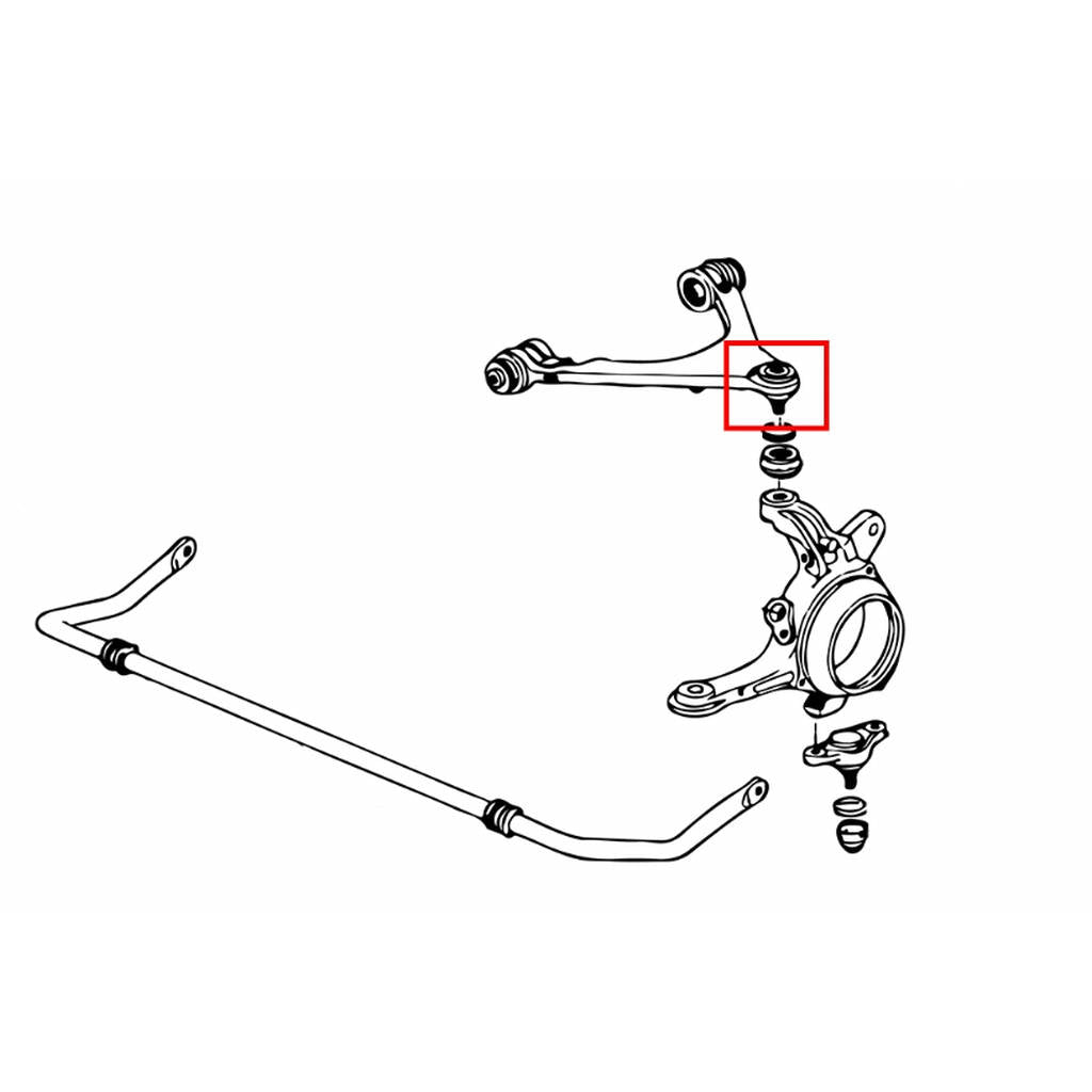 HARDRACE 6996 S2000 AP1/AP2 FRONT/REAR UPPER ARM BALL JOINT (OE STYLE) 2PCS/SET Photo-1