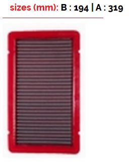 BMC FB129/03 AIR FILTER 194x319 Photo-0