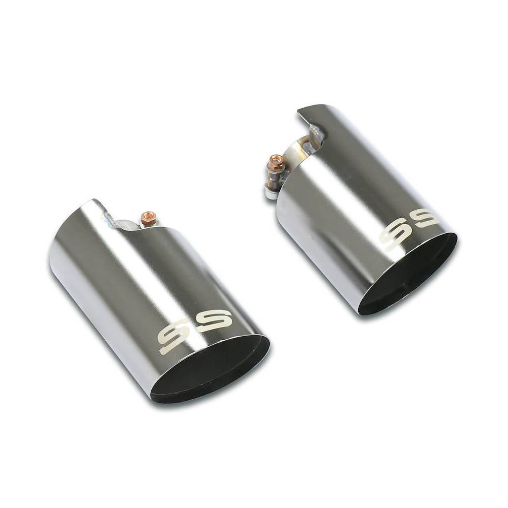 SUPERSPRINT 816074 Endpipe kit "Race" Black Right O100 - Left O100 500 ABARTH Photo-0